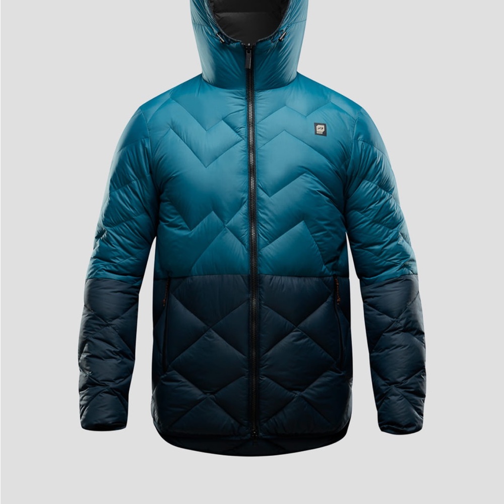 Orage Men's Two-Tone Blue Puffer Jacket